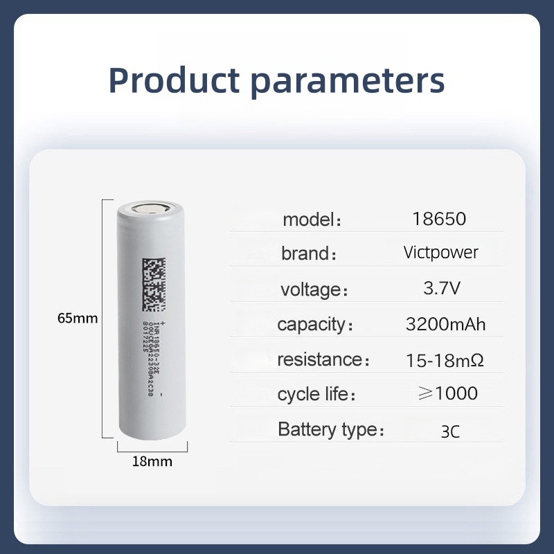 Vape Battery 18650 - Victpower, 10 шт., 3500 мАч, 18650,