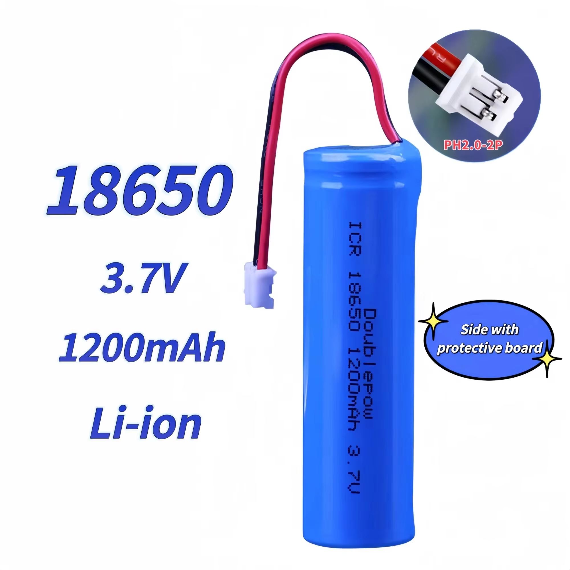 Vape Battery 18650 - Аккумулятор литиевый перезаряжаемый 18650 3.7V 1200mAh
