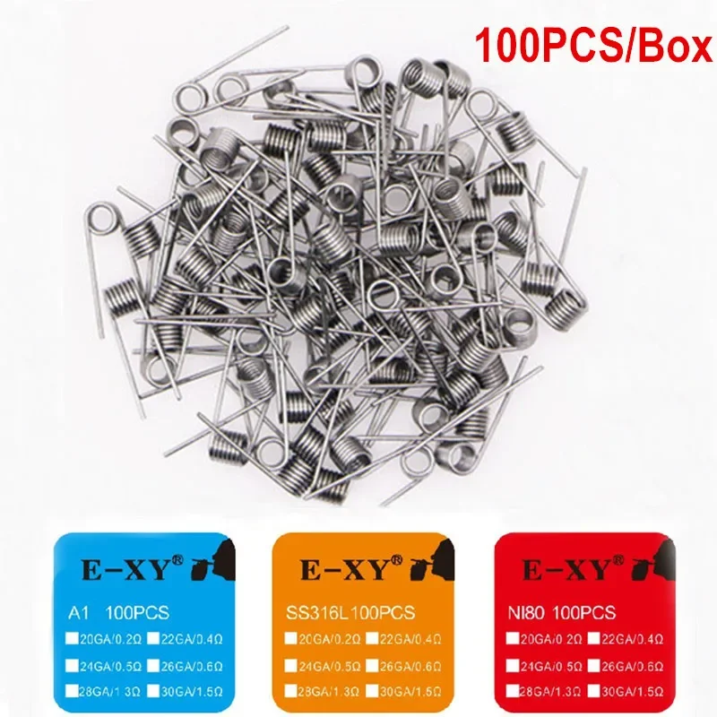 Coil Building Kit - 100 шт./кор. готовая катушка A1 SS316L