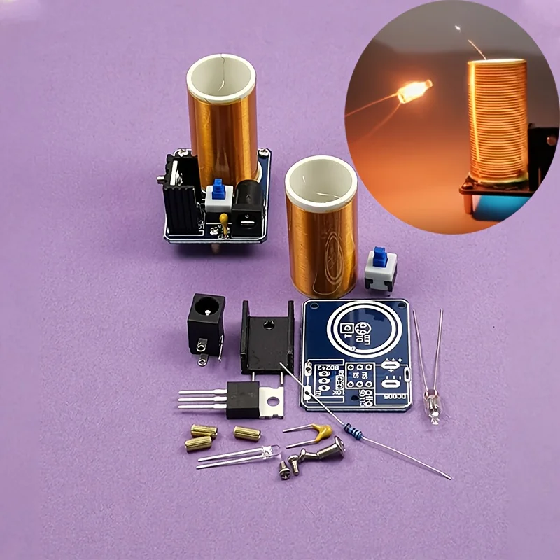 Coil Building Kit - Мини-комплект катушек Тесла BD243, комплект электронного