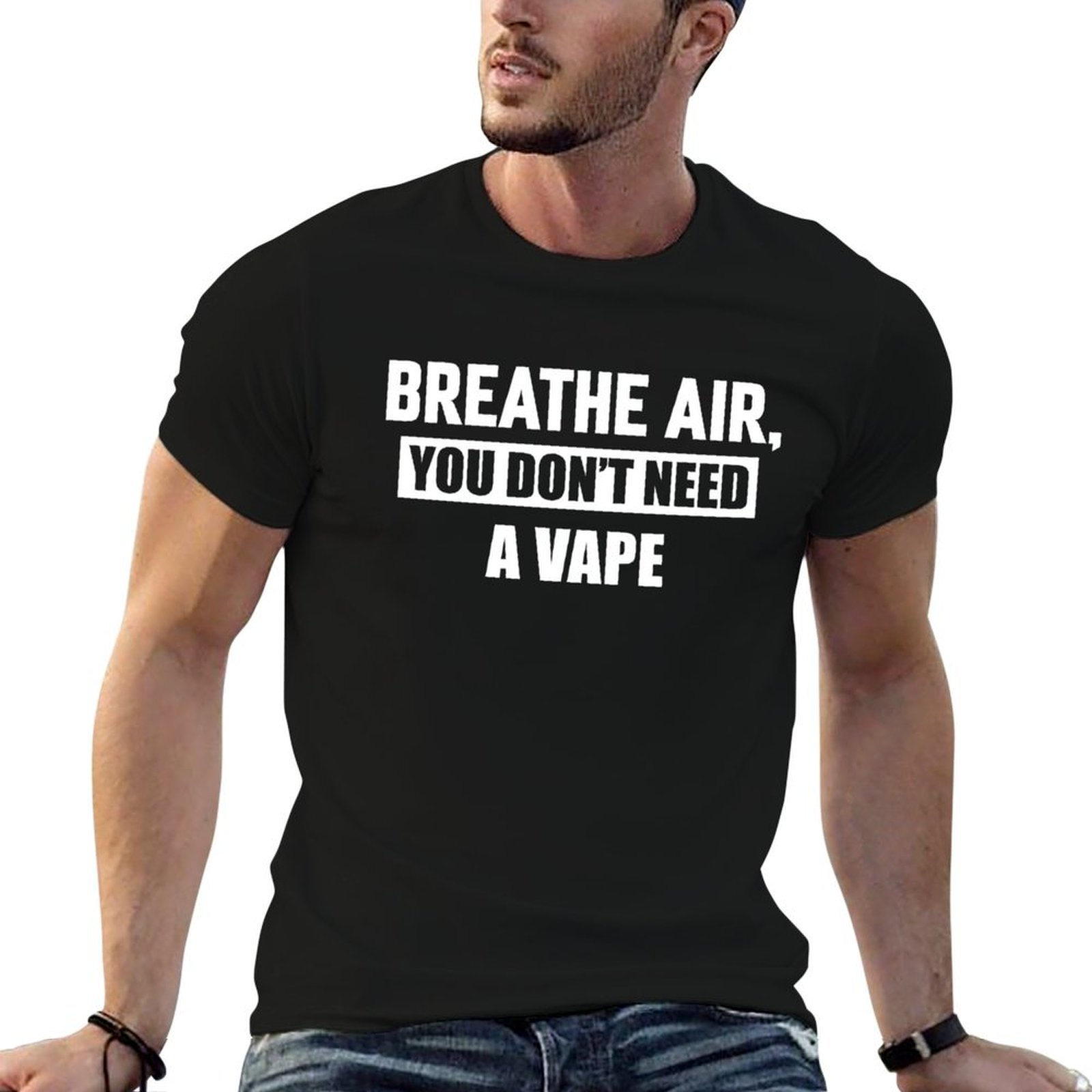 Vaping Air - Футболка «Дышите воздухом, вам не нужен
