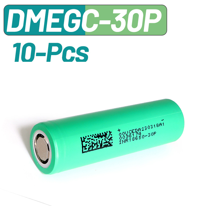 Vape Battery 18650 - 10 шт. DMEGC 30P INR18650 3000