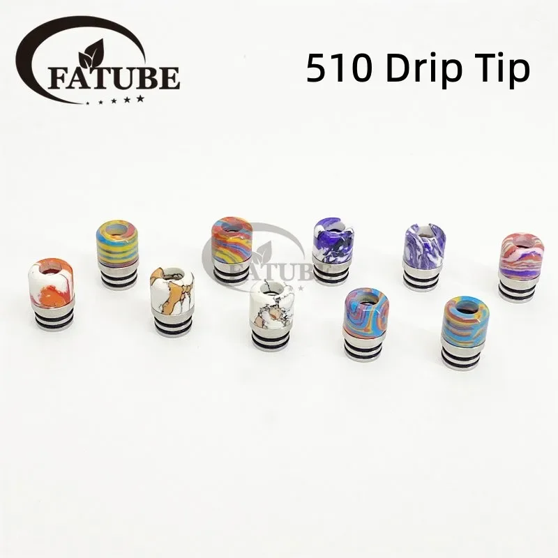 1 шт./10 шт. 510 соломенный ша – обзор и цена Drip Tip Resin