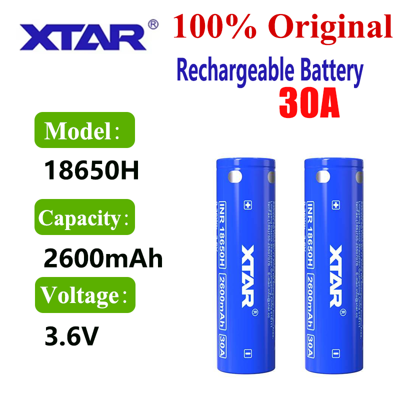 Оригинальный аккумулятор XTAR  – обзор и цена Vape Battery 18650