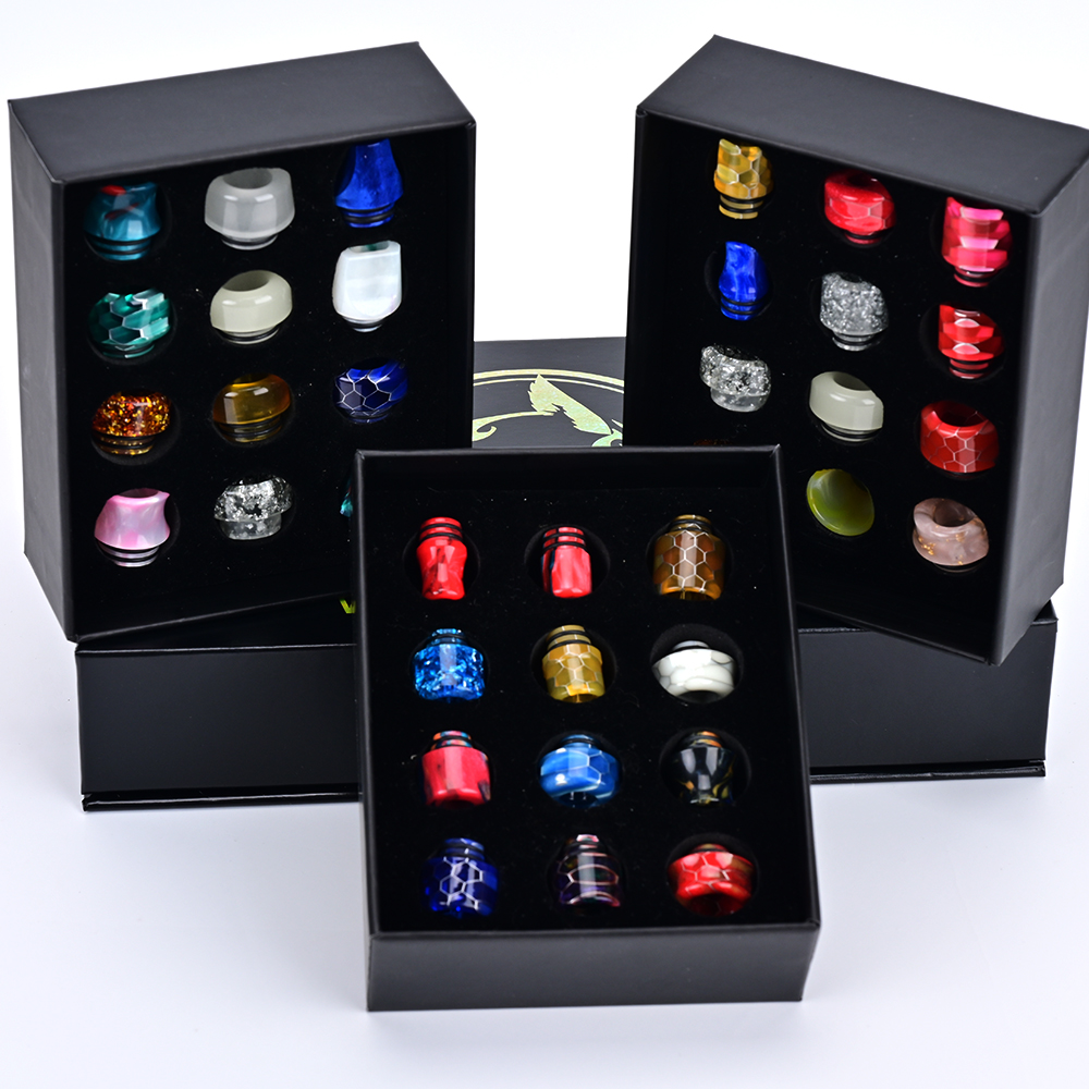 12 шт. 810 капельный наконечни – обзор и цена Drip Tip Resin